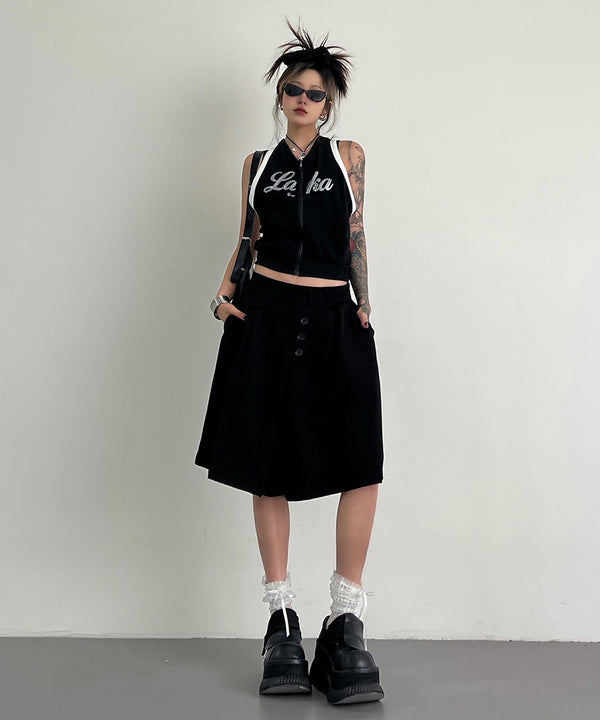 Side Line V-neck Dress